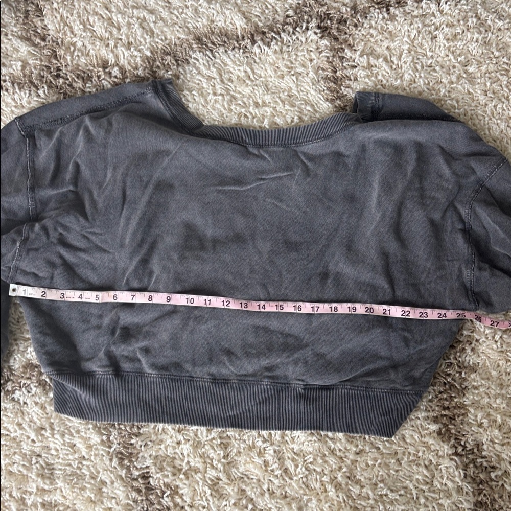 Free People Dark Gray Sweatshirt - Picture 11 of 12